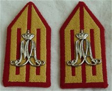 Kraagspiegels / Emblemen DT, Koninklijke Militaire Academie Cadetten, Koninklijke Landmacht.(Nr.1)