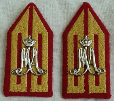 Kraagspiegels / Emblemen DT, Koninklijke Militaire Academie Cadetten, Koninklijke Landmacht.(Nr.1) - 1