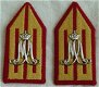 Kraagspiegels / Emblemen DT, Koninklijke Militaire Academie Cadetten, Koninklijke Landmacht.(Nr.1) - 1 - Thumbnail