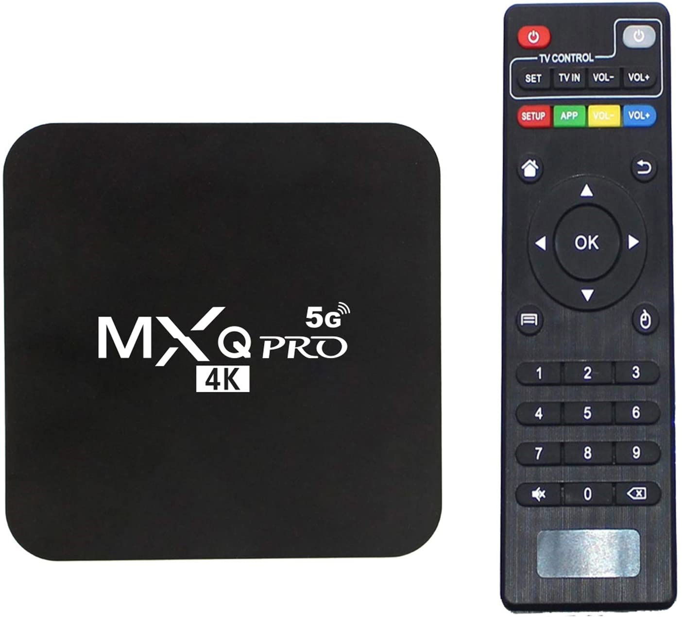 MXQ Pro 4K 2.4GHZ/5GHZ Wifi Android Quad Core Smart TV Box - Afbeelding 2