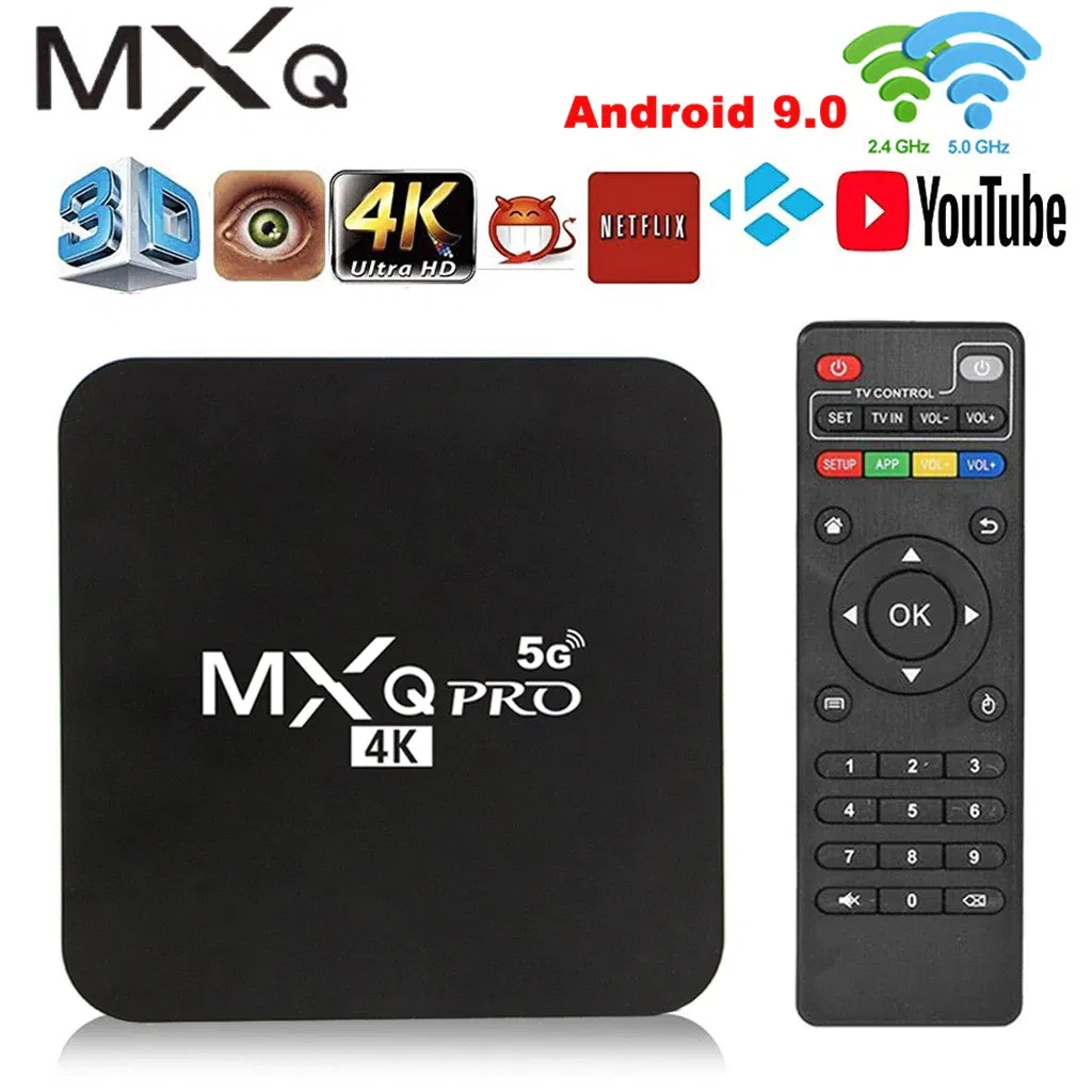 MXQ Pro 4K 2.4GHZ/5GHZ Wifi Android Quad Core Smart TV Box - Afbeelding 8