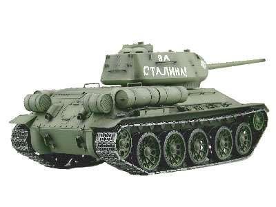 RC tank T-34/85 metalen tracks en aandrijving 2.4GHZ Control edition in houten kist - 0