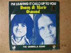 a2768 donny and marie osmond - im leaving it all up to you