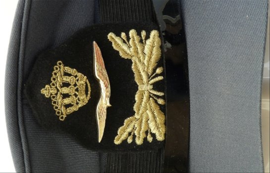 Pet, Uniform DT (Dagelijks Tenue), Onderofficier (Sld-Sm), Koninklijke Luchtmacht, maat 56, 1990.(1) - 1