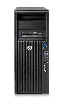 HP Z420 Xeon 6C E5-1650v2 3.50GHz, 64GB DDR3, 256GB SSD 2TB HDD,K2200 4GB, Win 10 Pro
