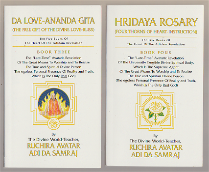 Avatar Adi Da Samraj:The Five Books Of The Heart Of The Adidam Revelation - 1