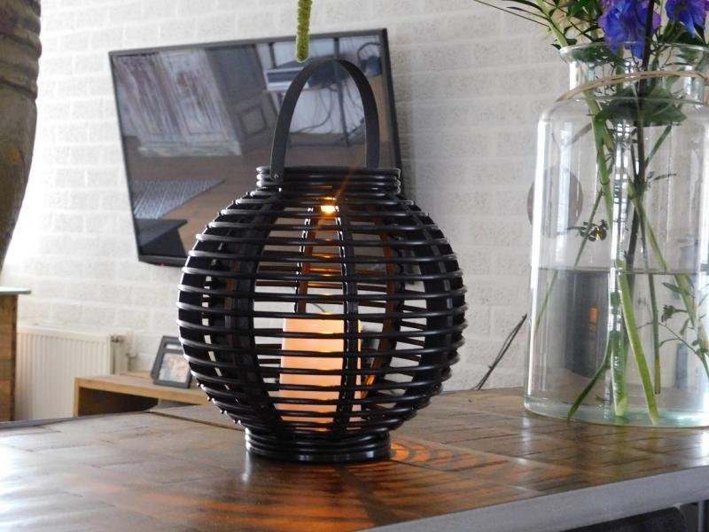 Solar verlichting Globe ,LED , antraciet , solar ,kado - nr. 1