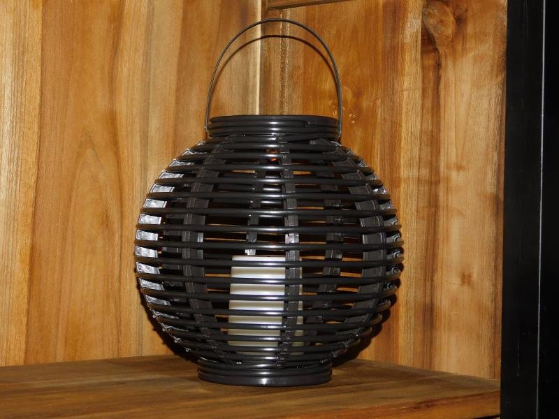Solar verlichting Globe ,LED , antraciet , solar ,kado - Afbeelding 3