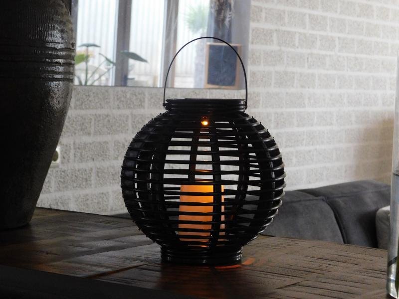 Solar verlichting Globe ,LED , antraciet , solar ,kado - Afbeelding 4
