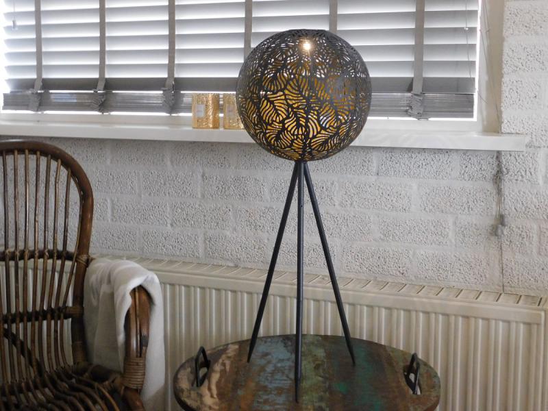 Solar lamp tripod - LED - lamp - nr. 1