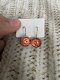 Oranje luipaard print oorbellen - 0 - Thumbnail