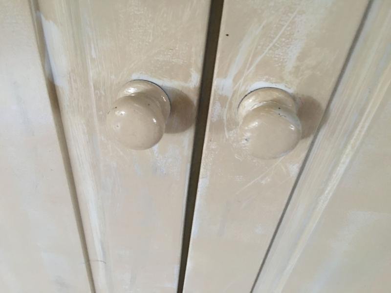 Mooi grote vol eiken buffetkast in white wash-wit. - Afbeelding 4
