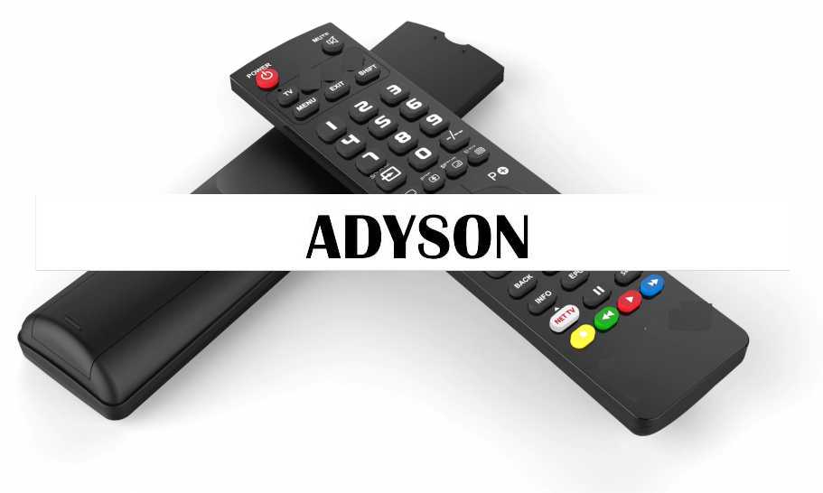 Vervangende afstandsbediening voor de ADYSON apparatuur. - nr. 1