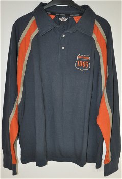 Harley Davidson Sweater / Longsleeve Grijs Blauw XL - 0