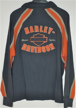 Harley Davidson Sweater / Longsleeve Grijs Blauw XL - 1