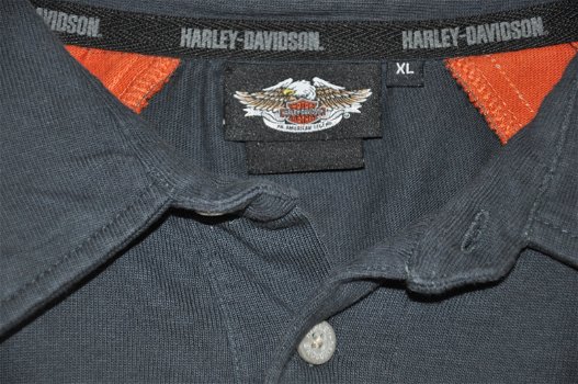 Harley Davidson Sweater / Longsleeve Grijs Blauw XL - 2