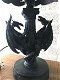 Draken lamp, exclusieve lamp met 2 draken aan een pilaar - 5 - Thumbnail