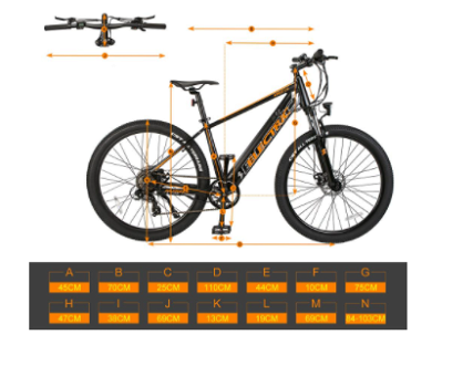 Fafrees KRE27.5 Anti-slip Tire Electric Bike 250W 36V 10Ah - 4