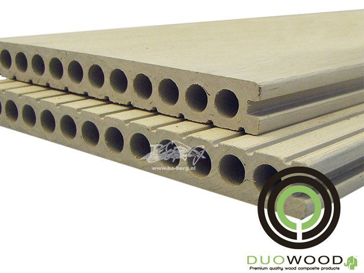 Partij Vlonderdelen Duowood Riviera 250mm breed - Afbeelding 3