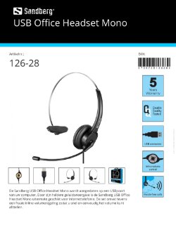USB Office Headset Mono