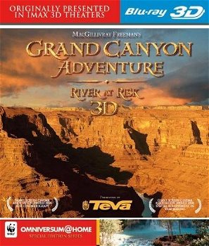 Grand Canyon Adventure: River At Risk 3D (Blu - Ray) IMAX Nieuw - 0