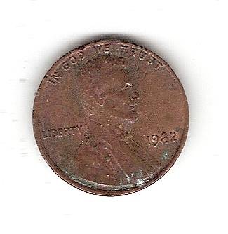 1 cent 1982 d - nr. 1