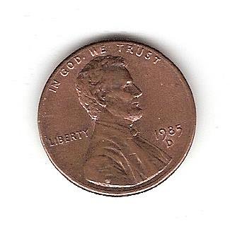1 cent 1985 d - nr. 1