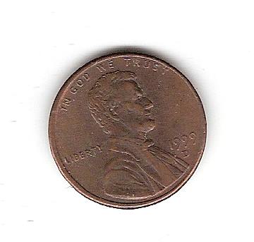 1 cent 1999 d - nr. 1
