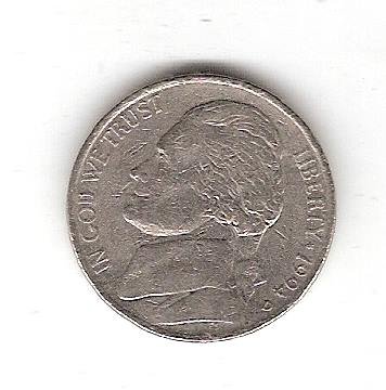 5 cent 1994 d - nr. 1