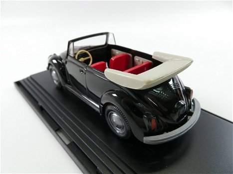 1:40 Wiking Volkswagen VW Kever cabriolet zwart 7620139 - 1