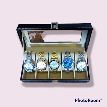 5 horloges in mooie box - 0