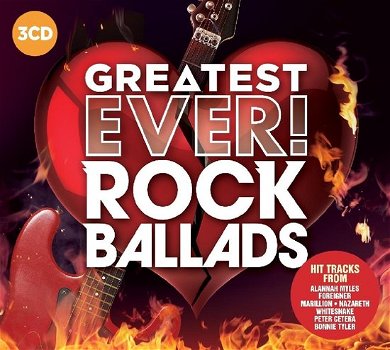 Greatest Ever Rock Ballads (3 CD) Nieuw/Gesealed - 0