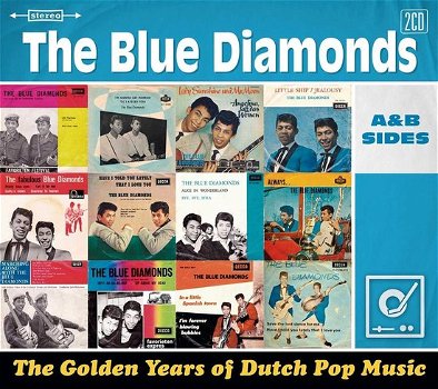 The Blue Diamonds – The Golden Years Of Dutch Pop Music (2 CD) A&B Sides Nieuw/Gesealed - 0