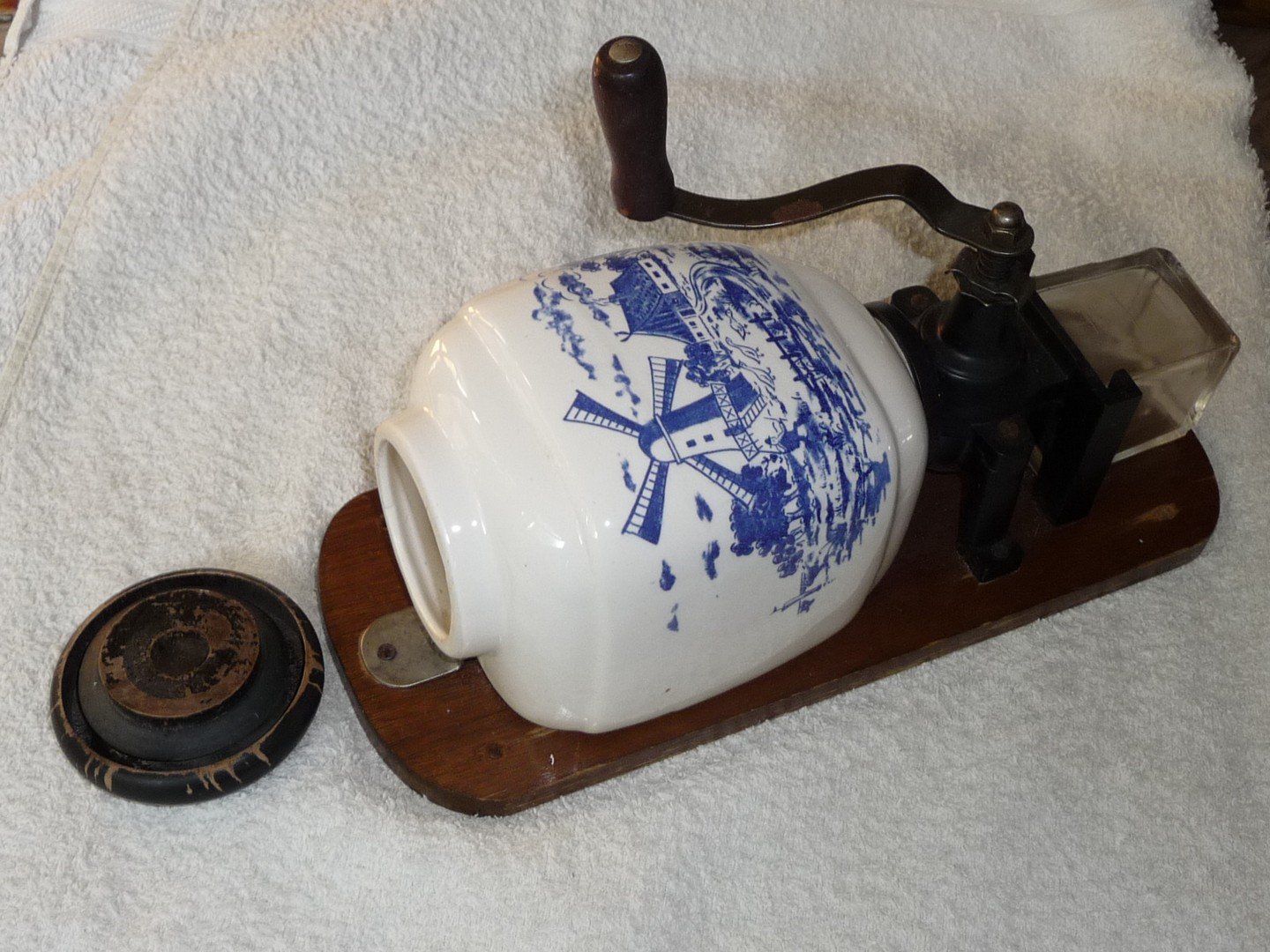 Koffiemolen Antiek Delfts - Afbeelding 2