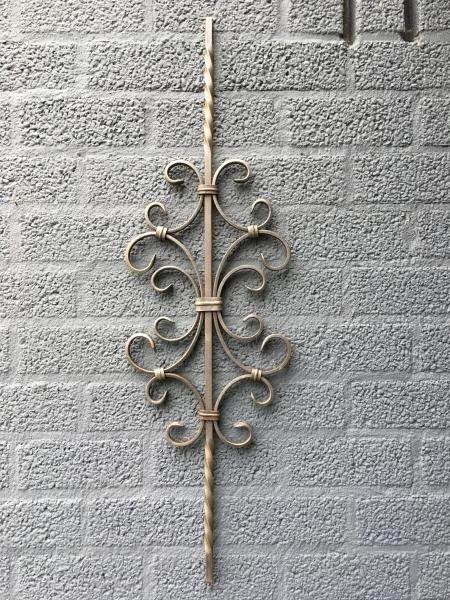 Smeedijzeren grille element-wandornament - nr. 1