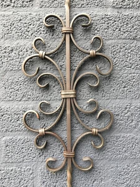 Smeedijzeren grille element-wandornament - Afbeelding 3