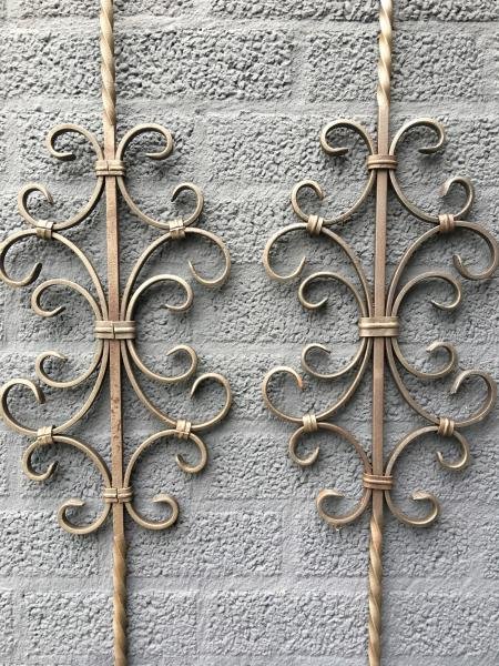 Smeedijzeren grille element-wandornament - Afbeelding 7