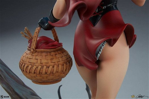 Sideshow Fairytale Fantasies Red Riding Hood statue - 3