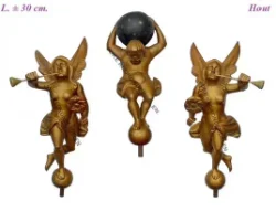 = Grote poppen = staande klok =36772