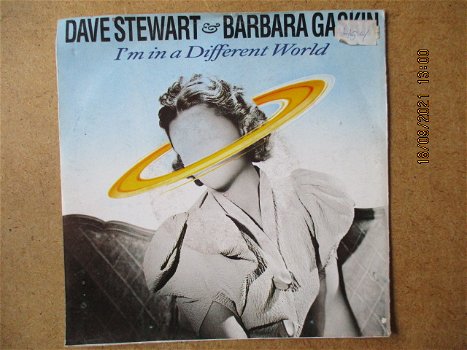 a3384 dave stewart / barbara gaskin - im in a different world - 0