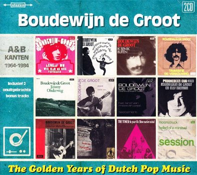 Boudewijn De Groot – The Golden Years Of Dutch Pop Music (2 CD) A&B Kanten 1964-1984 Nieuw/Gesealed - 0