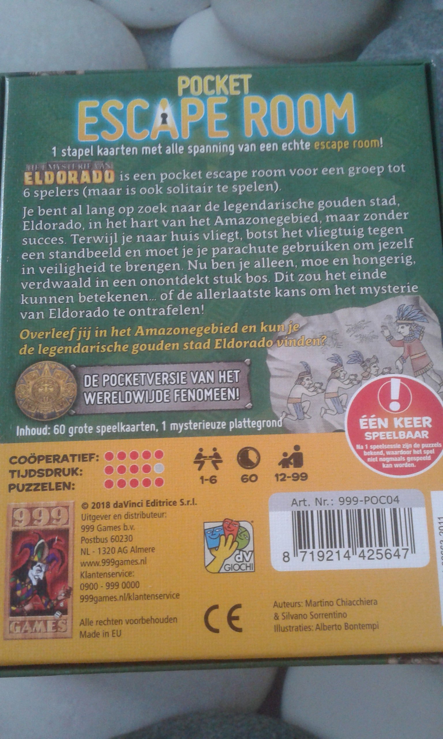 Kaartspellen Escape room Eldorado en Diefstal in Venetië - Afbeelding 2