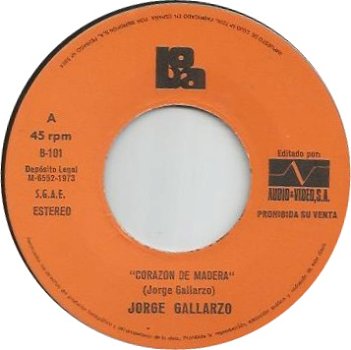 Jorge Gallarzo – Corazon De Madera (Gesigneerd ) - 3