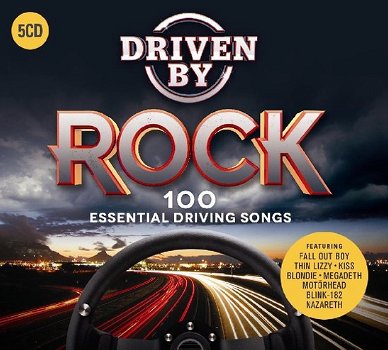Driven By Rock - 100 Essential Driving Songs (5 CD) Nieuw/Gesealed - 0