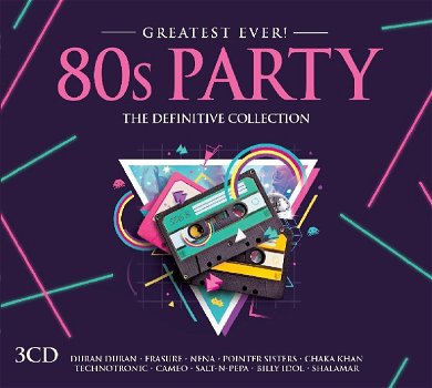 Greatest Ever! 80s Party (3 CD) The Definitive Collection Nieuw/Gesealed - 0