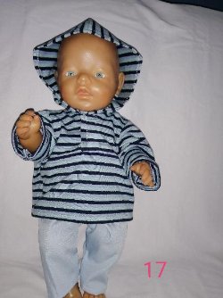 Baby born kleding 17 - 19 - 20