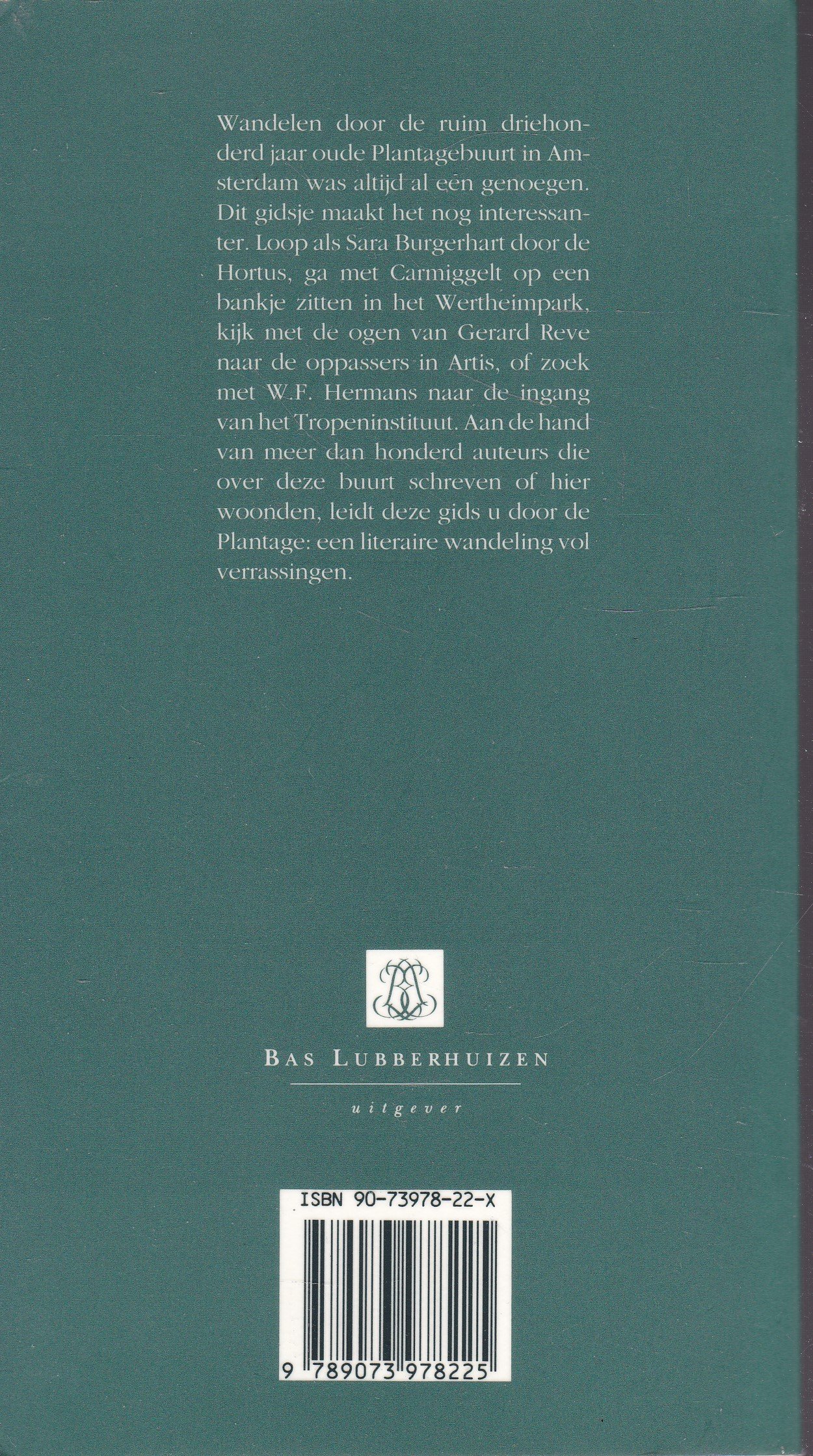 De Plantage, een literaire wandeling - Afbeelding 2