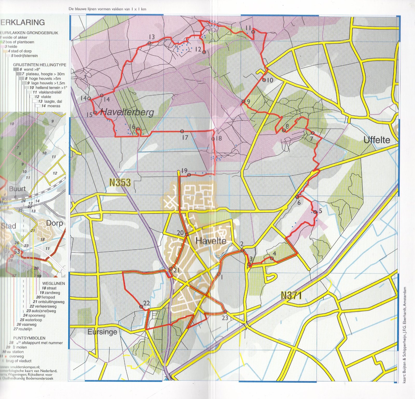 Havelte. Archeologische route nr 45 (wandelroute) - Afbeelding 3