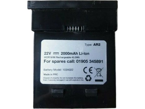 Gtech AR2 Vacuum Cleaner batería celular 103A022 - 0