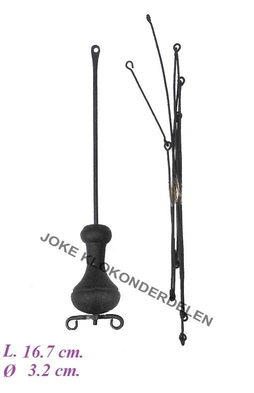 = Comtoise slingerklootje + draad =42579 - nr. 1
